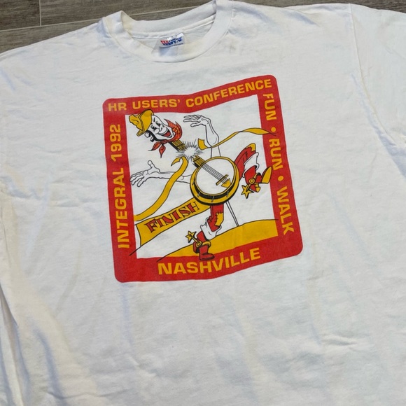 Vintage HR Users Conference T Shirt Nashville, TN 1992 Single Stitch - Picture 2 of 6